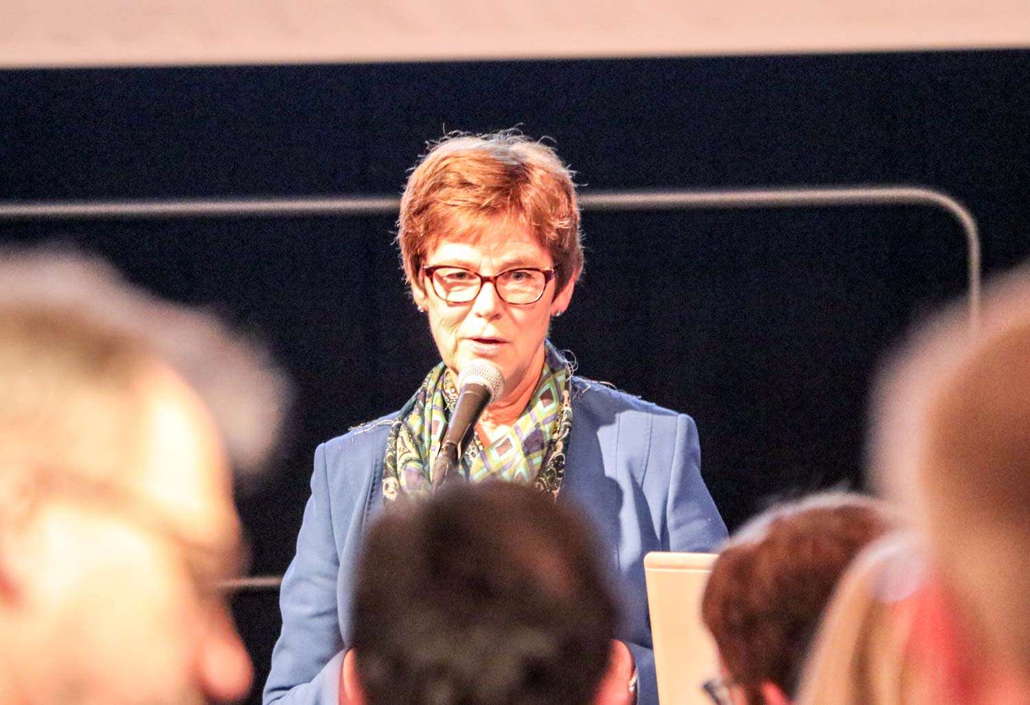 Elisabeth Enger på talerstolen